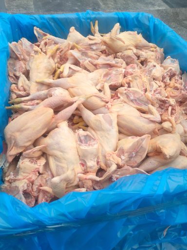 Freilandhuhn - frisch zubereitet